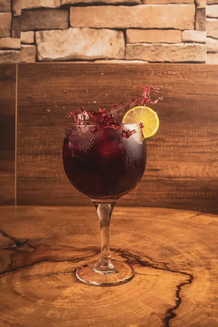 Copa de tinto de verano